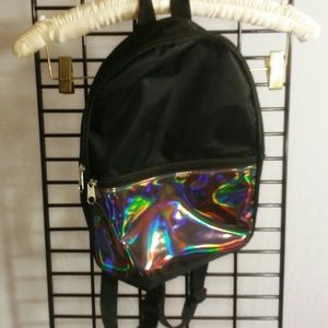 Holographic Mini Backpack